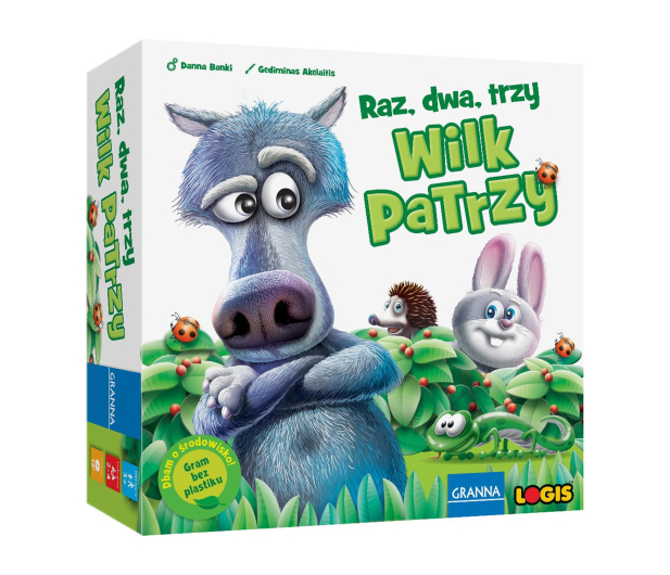 Granna Gra edukacyjna Raz Dwa Trzy Wilk patrzy 00418 - 1127745 - zdjęcie